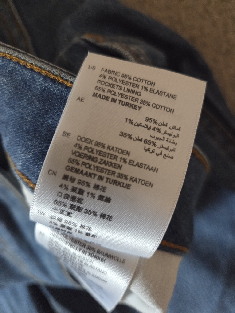 Sandro Button Hem Skinny High Rise Jeans - Picture 6 of 7